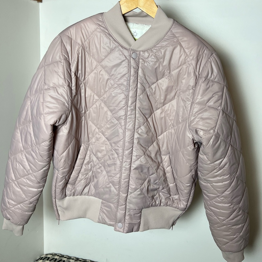 Offline puffer bomber jacket